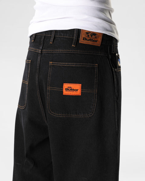 Santosuosso Denim Jeans, Washed Black – Butter Goods USA
