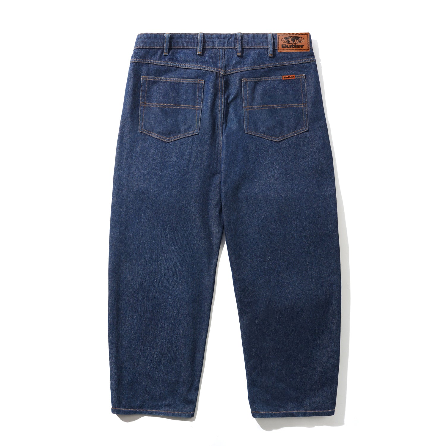 Baggy Denim Jeans, Dark Indigo