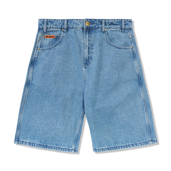 BaggyDenimShortsDistressWashed