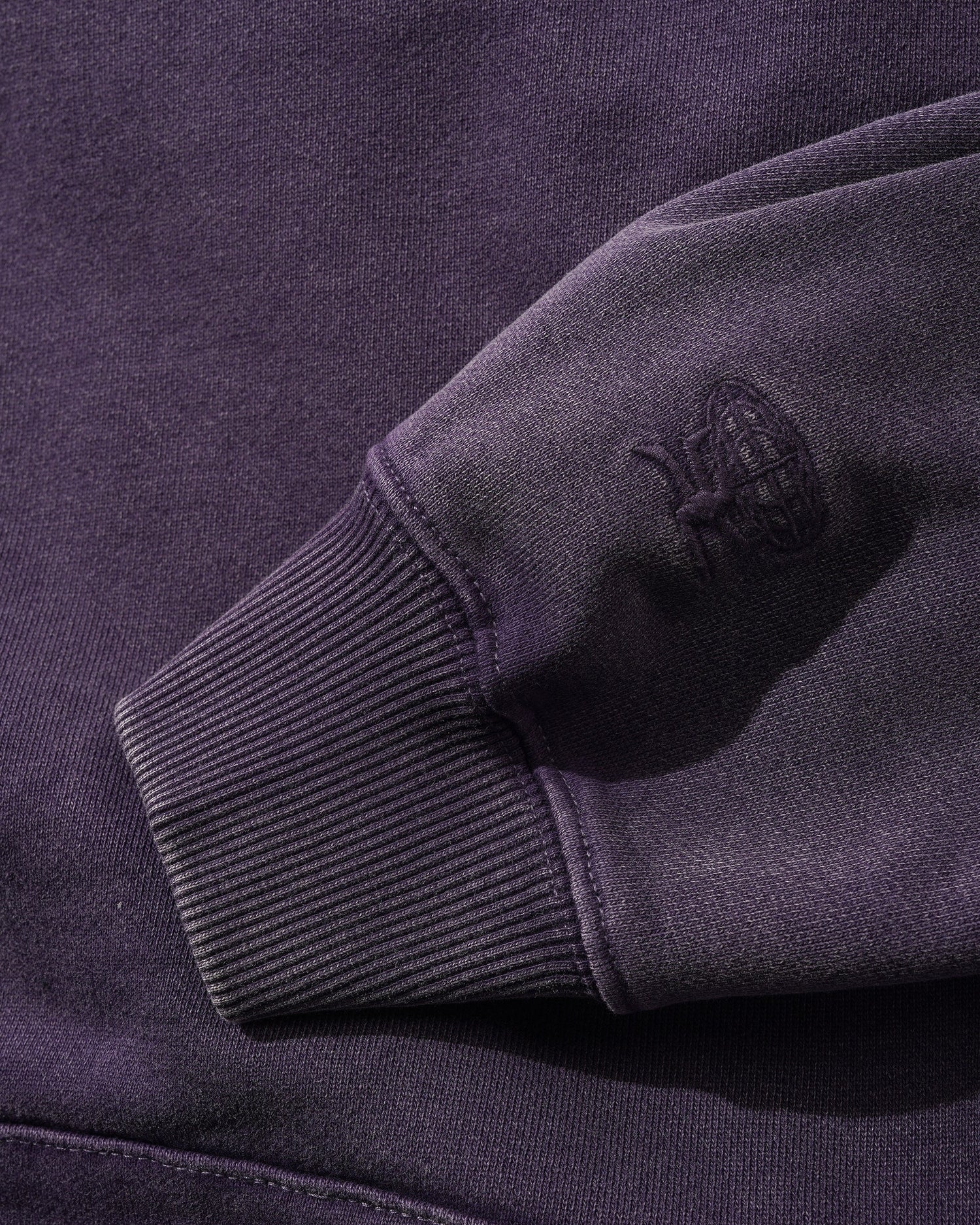 Basic Pullover Hood, Washed Mulberry