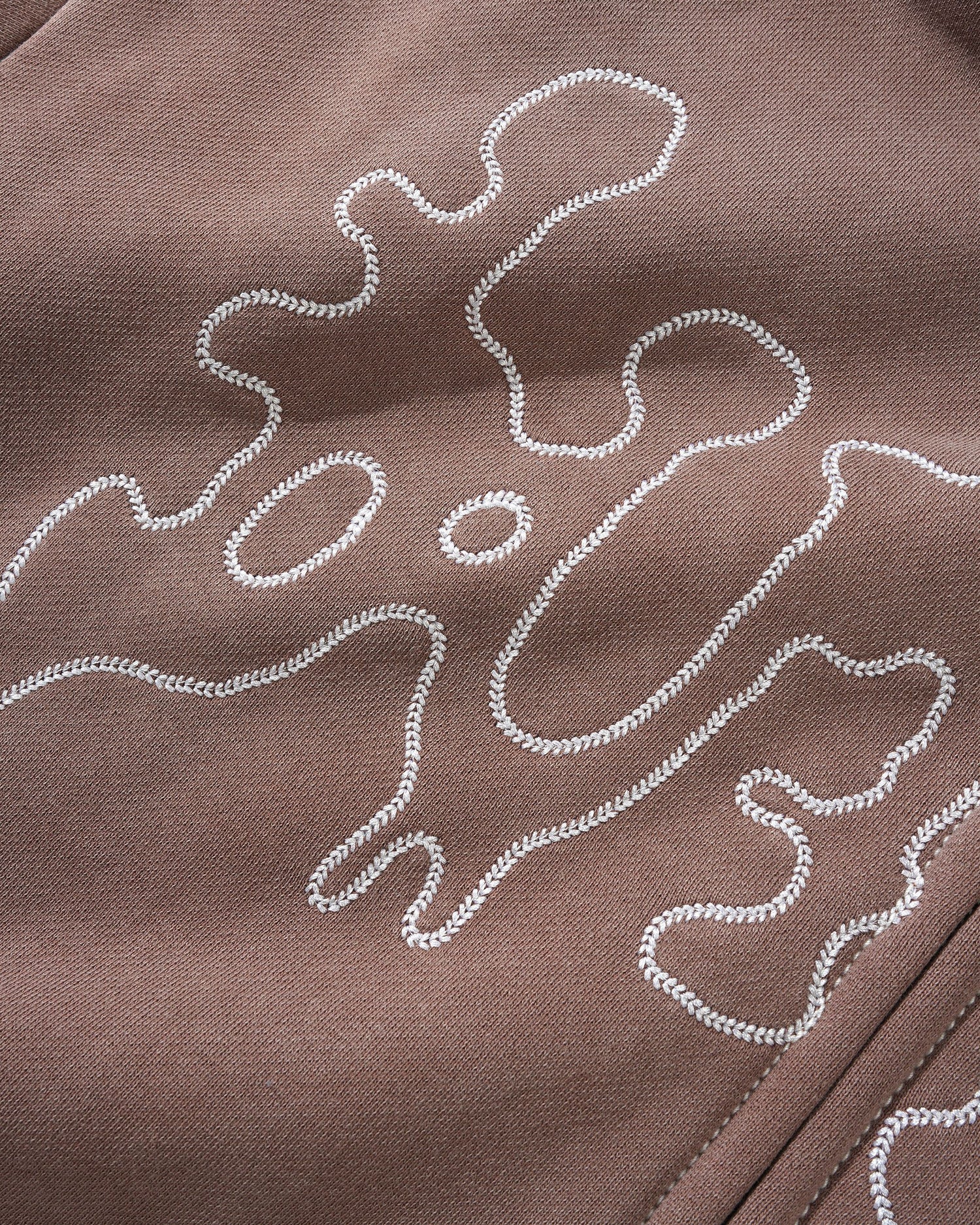 Blotch Zip-Thru Hood, Washed Berry