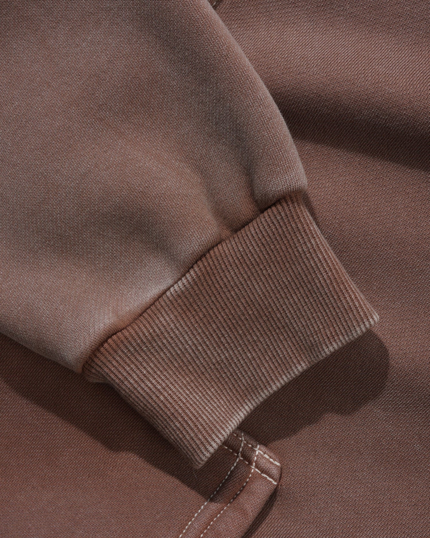 Blotch Zip-Thru Hood, Washed Berry