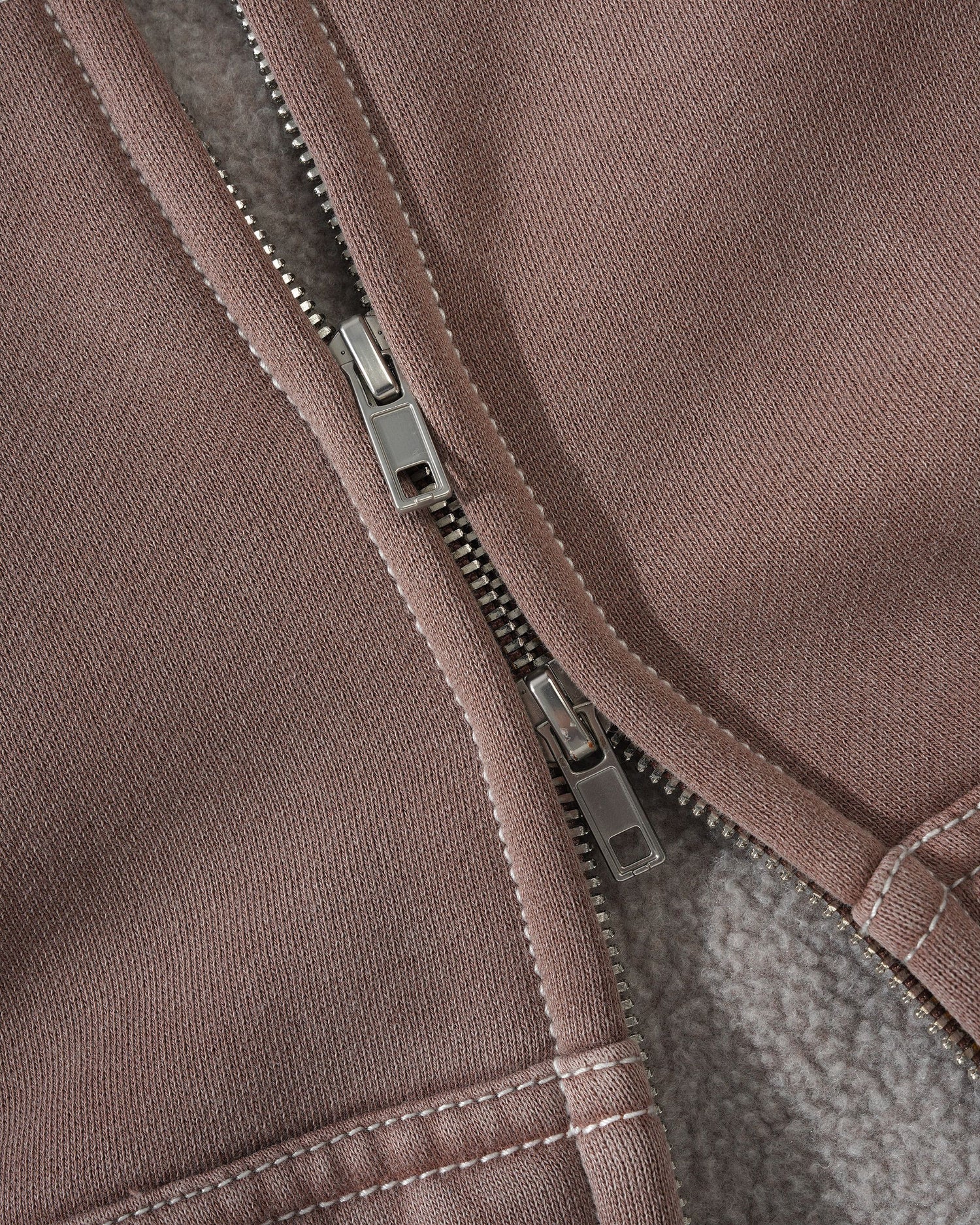 Blotch Zip-Thru Hood, Washed Berry
