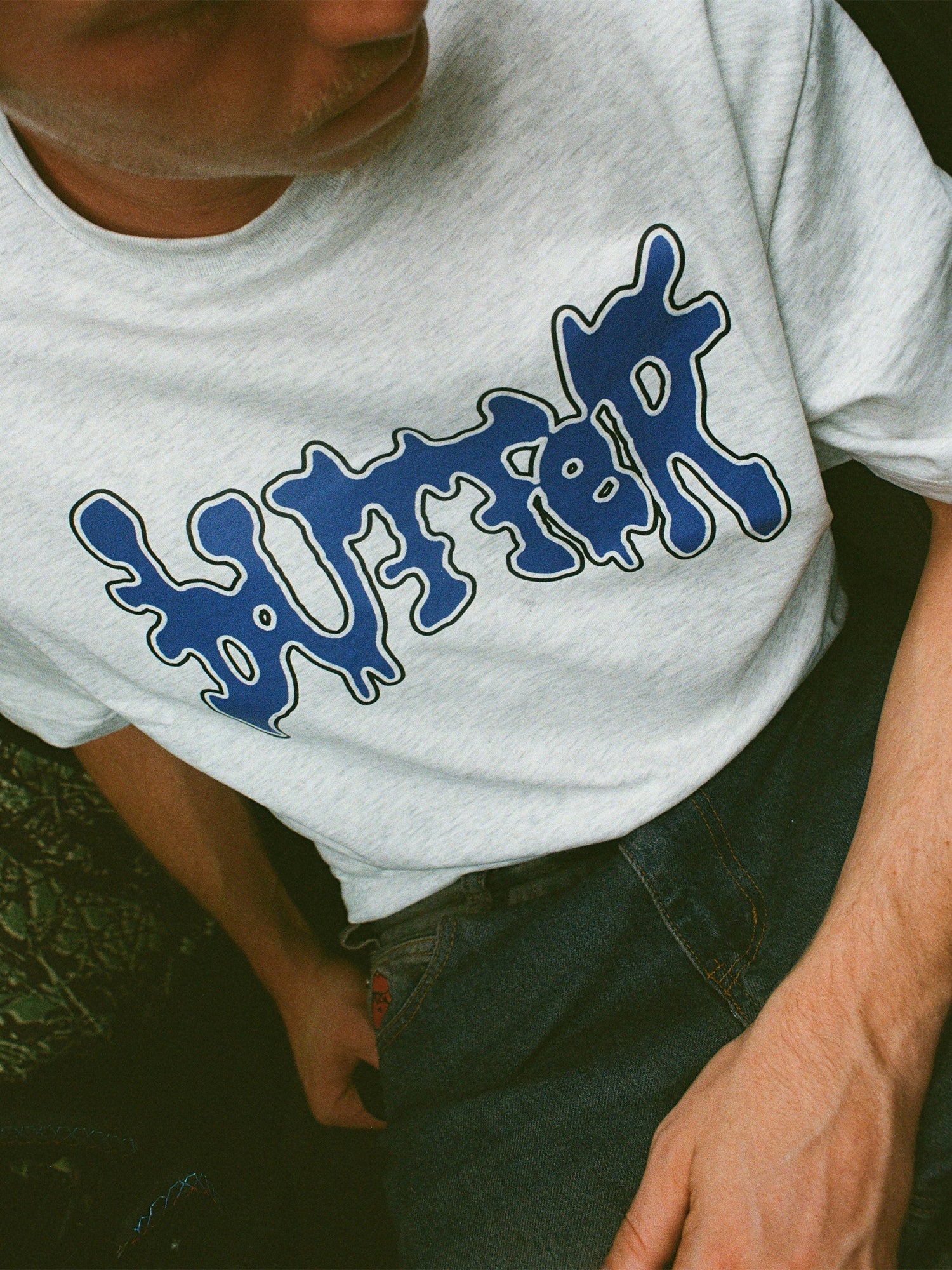 Blotch Tee, White