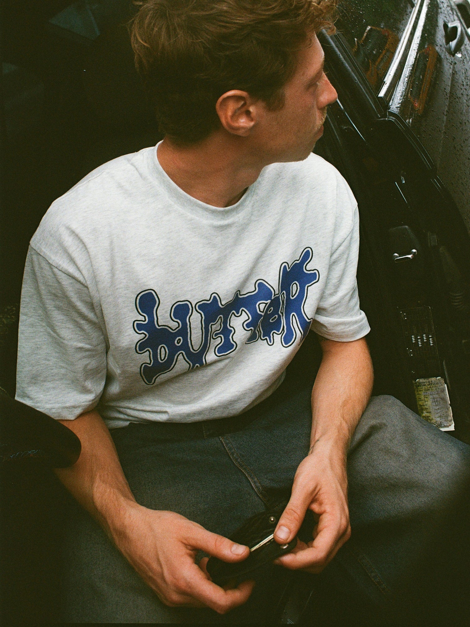 Blotch Tee, White
