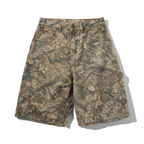 パンツ SCULPTOR Camouflage Shorts forest L Carpenter Denim Shorts, Forest Camo – Butter Goods USA