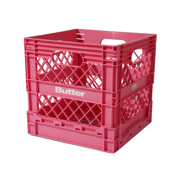 Collapsable Record Crate, Pink – Butter Goods USA