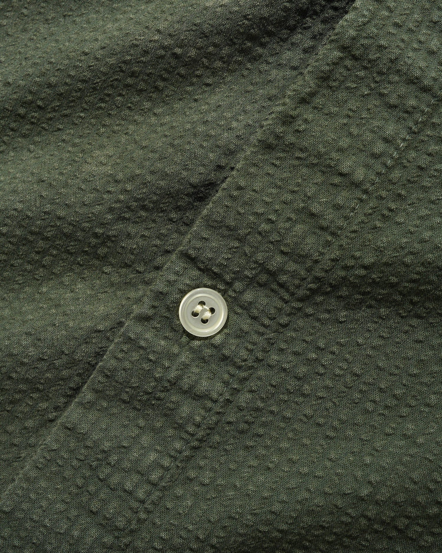 Overdye Seersucker S/S Shirt, Army