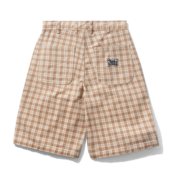 SpikeWorkShortsSandstonePlaid2