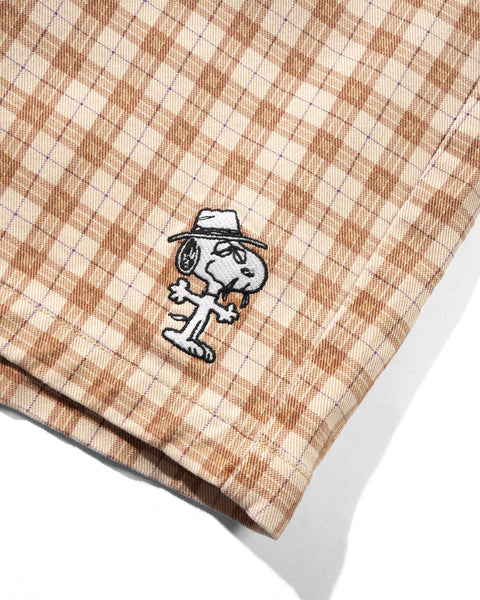 Spike Work Shorts, Sandstone Plaid – Butter Goods USA