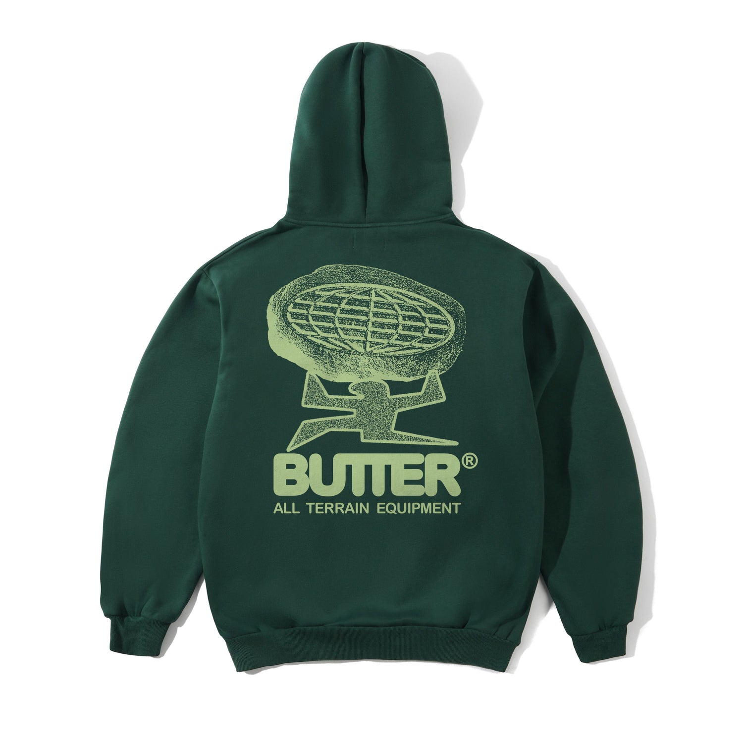 Terrain Pullover Hood, Bottle Green