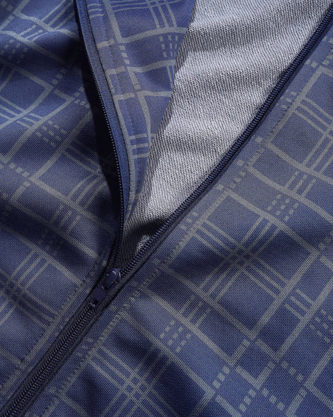 Tricot Jacket, Navy Plaid – Butter Goods USA