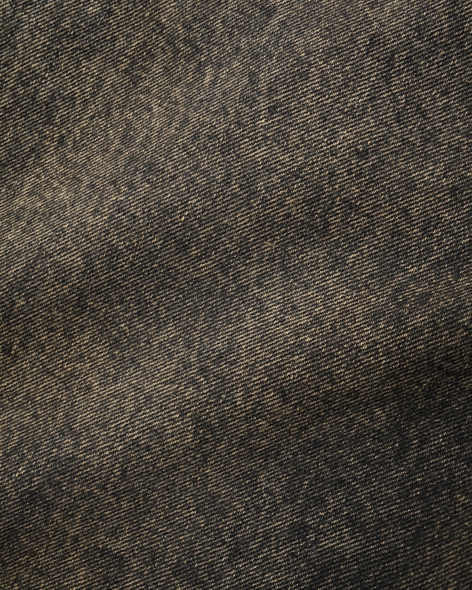Wide Cut Denim Jeans, Acid Washed Brown