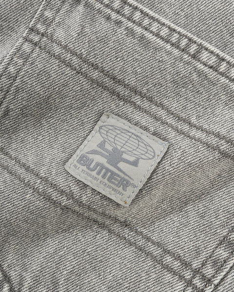 Wide Cut Denim Jeans, Grey Wash – Butter Goods USA