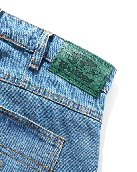 Wide Cut Denim Jeans, Worn Indigo – Butter Goods USA