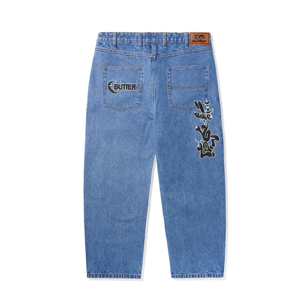 Critter Denim Jeans, Washed Indigo – Butter Goods USA