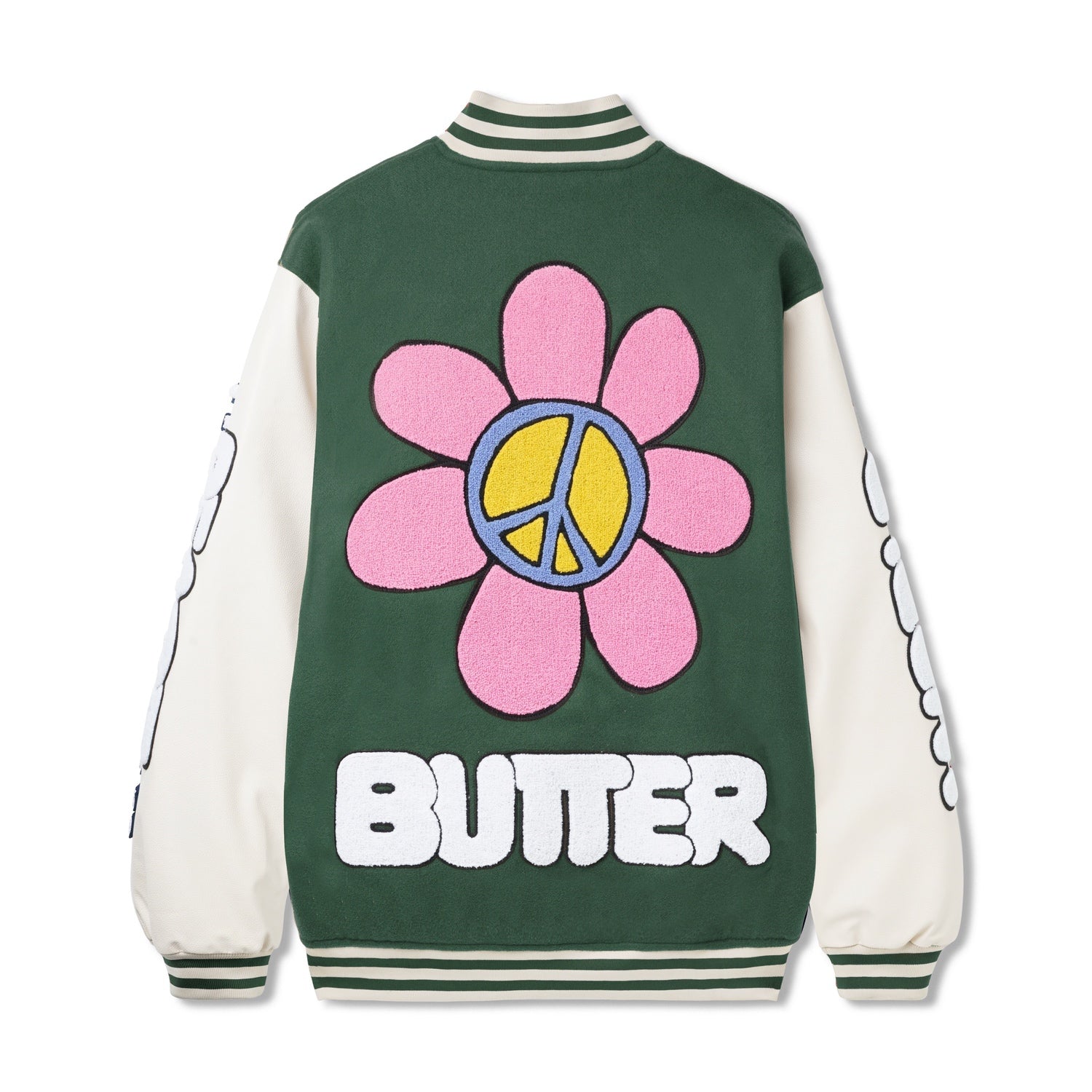 World Peace Varsity Jacket, Forest Green