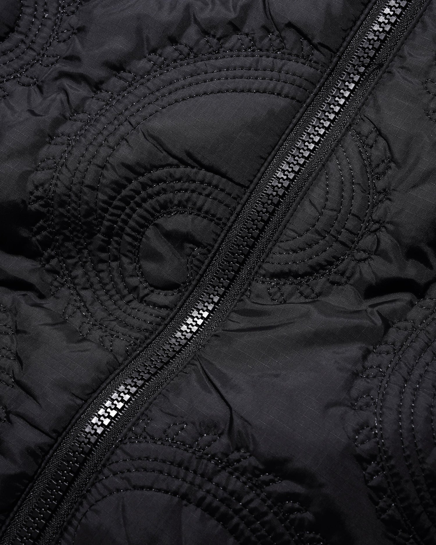 Paisley Reversible Puffer Jacket, Black