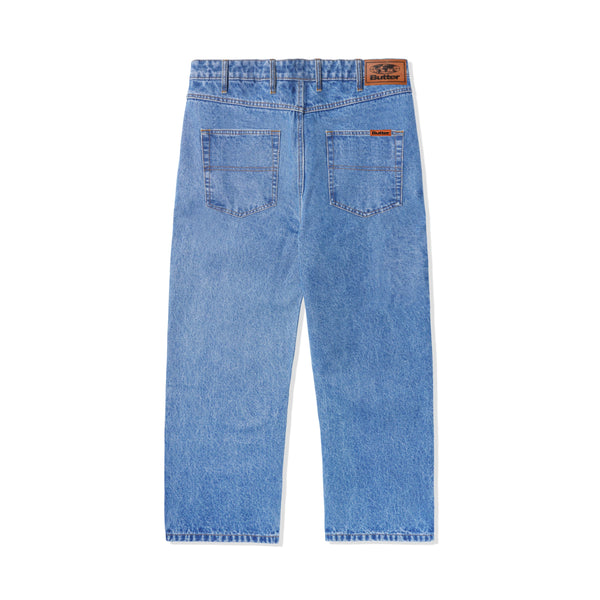 MUSINSA  TOFFEE More Wide Denim Pants (OIL WASHED INDIGO)