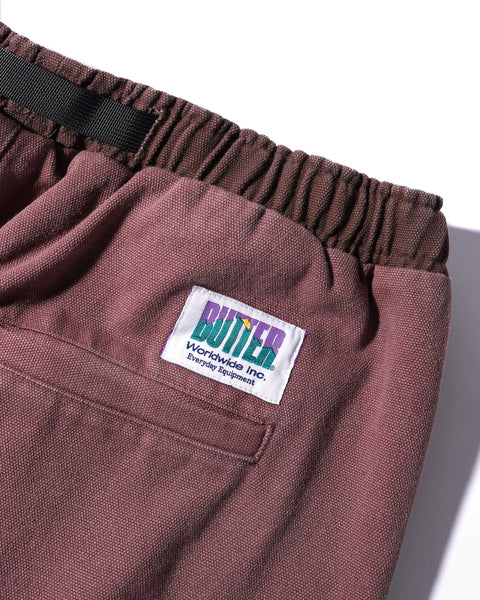 Butter Goods cotton trousers Washed Canvas Patchwork Pants brown color  BGQ3234201