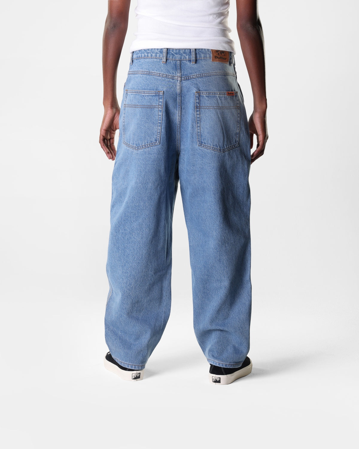 Baggy Denim Jeans, Washed Indigo – Butter Goods USA