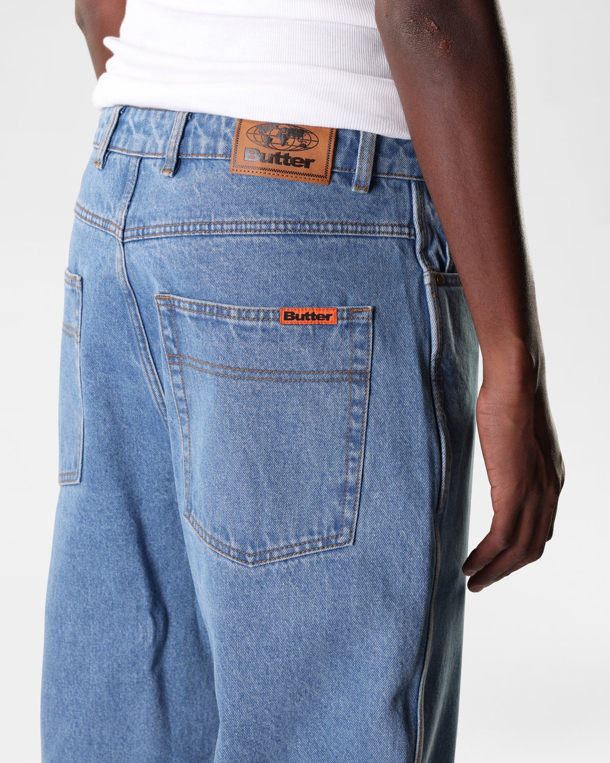 Baggy Denim Jeans, Washed Indigo – Butter Goods USA