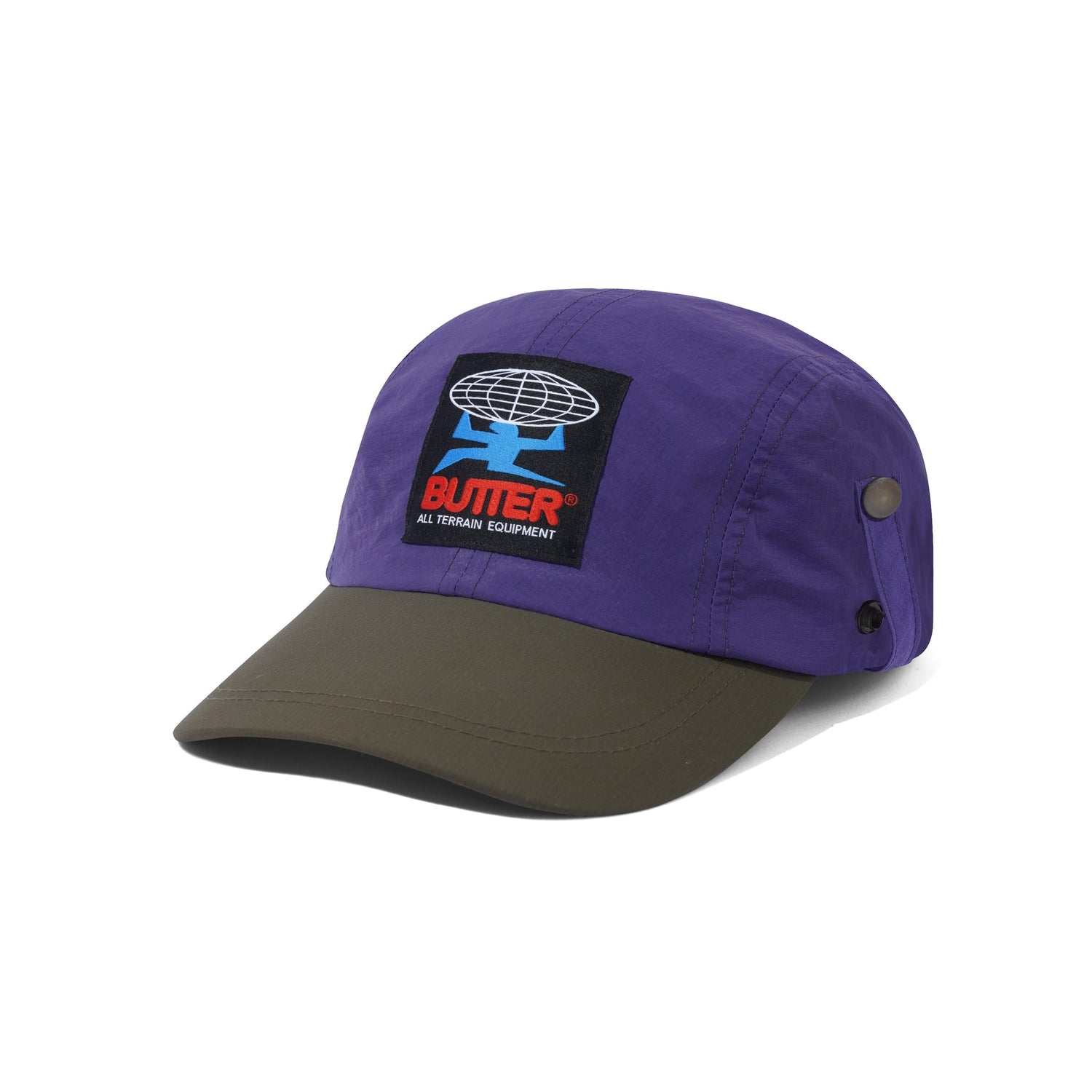 All Terrain 4 Panel Flap Cap, Grape