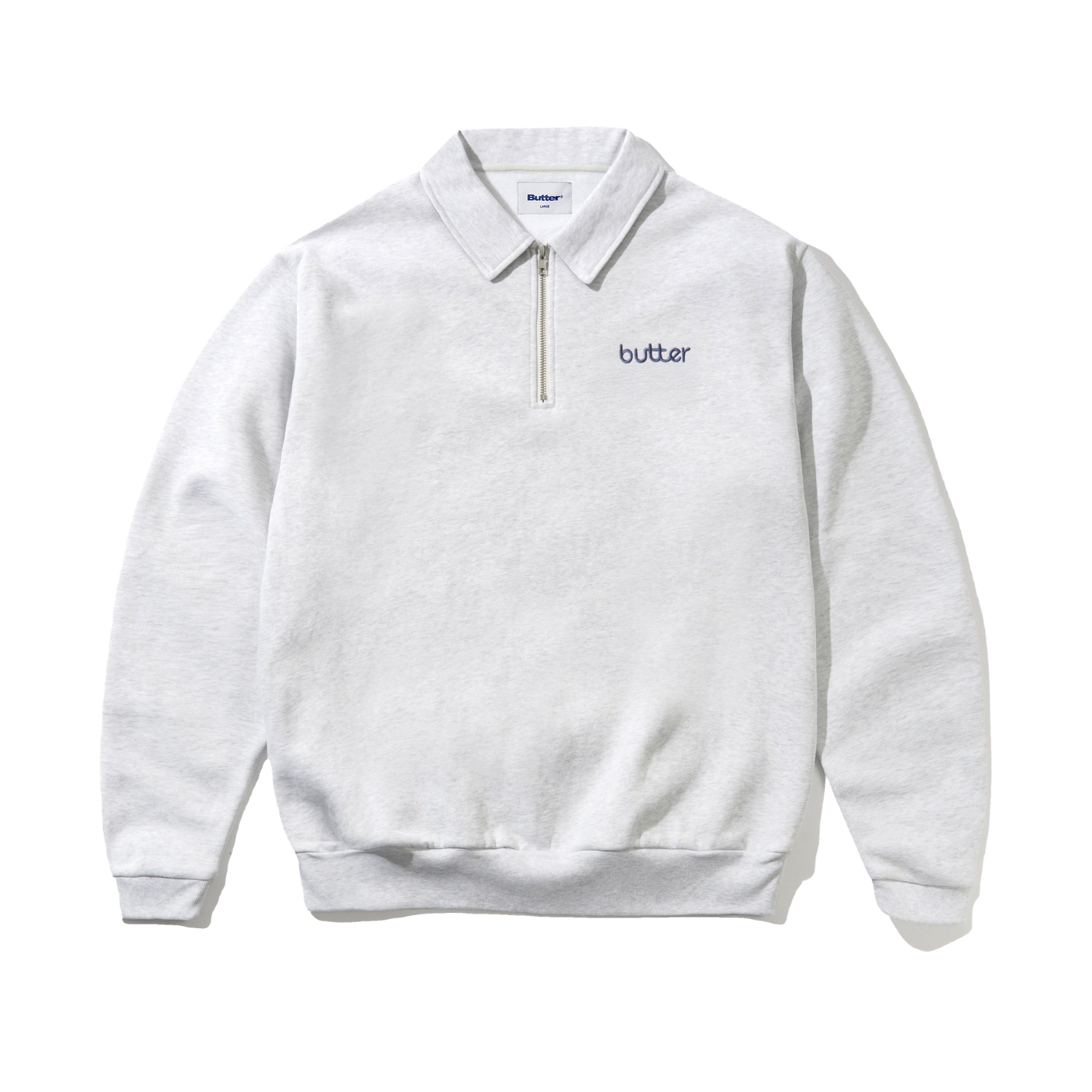 Alpine 1/4 Zip Sweater, Ash