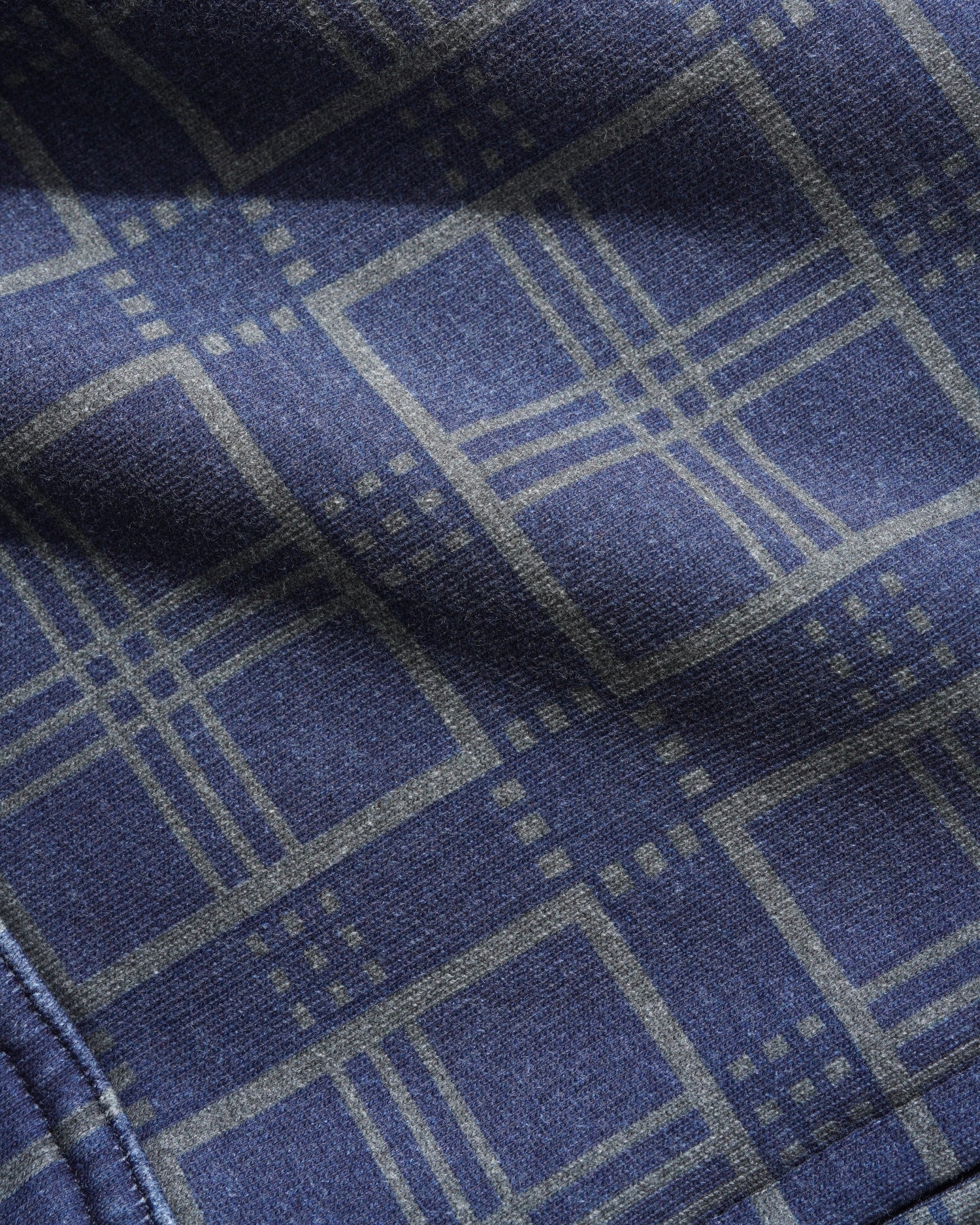 Amplify Zip-Thru Hood, Washed Navy Plaid