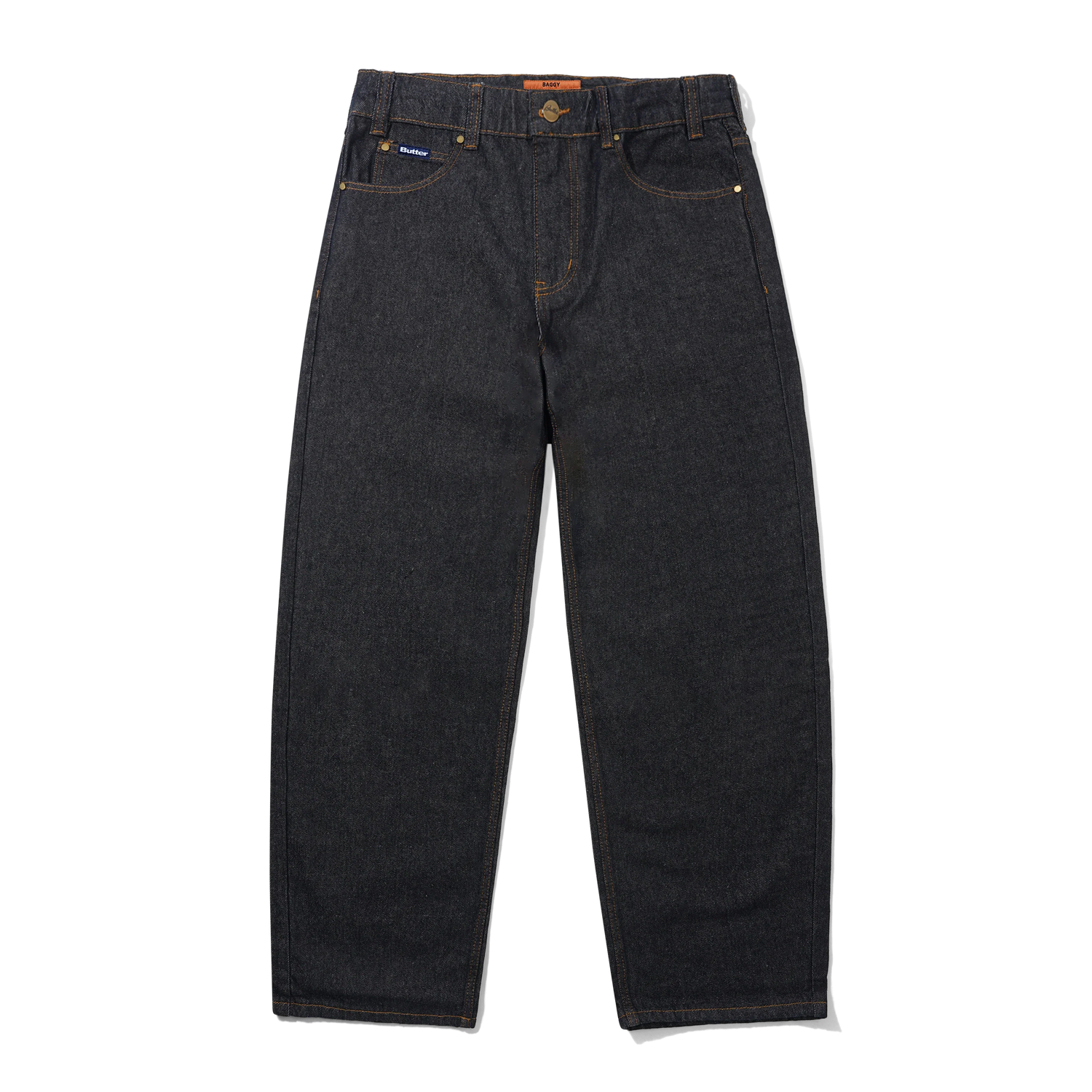Baggy Denim Jeans, Raw Indigo
