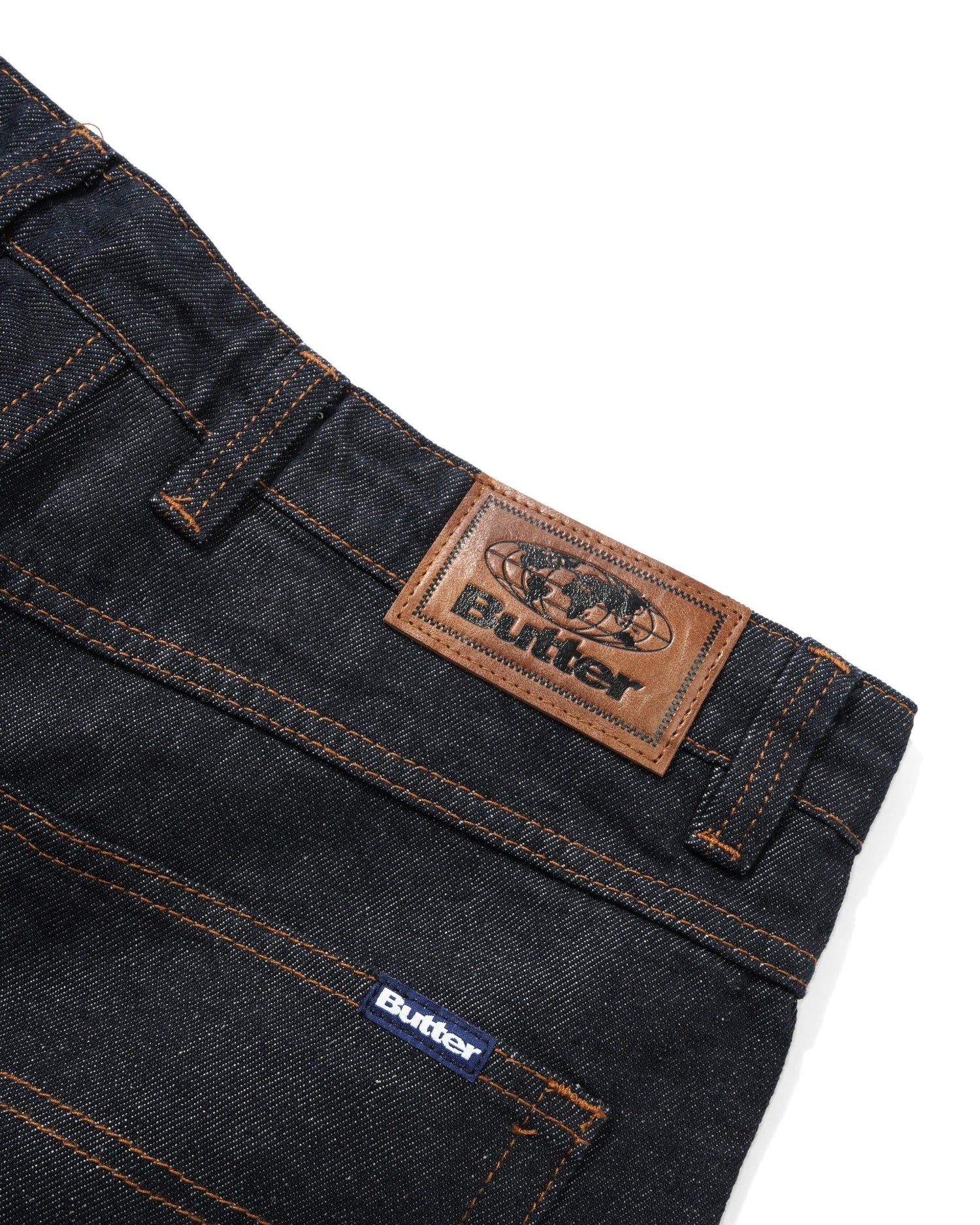 Baggy Denim Jeans, Raw Indigo