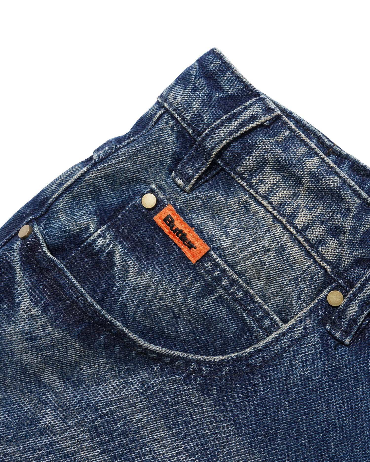 Baggy Denim Jeans, Vintage Indigo Wash