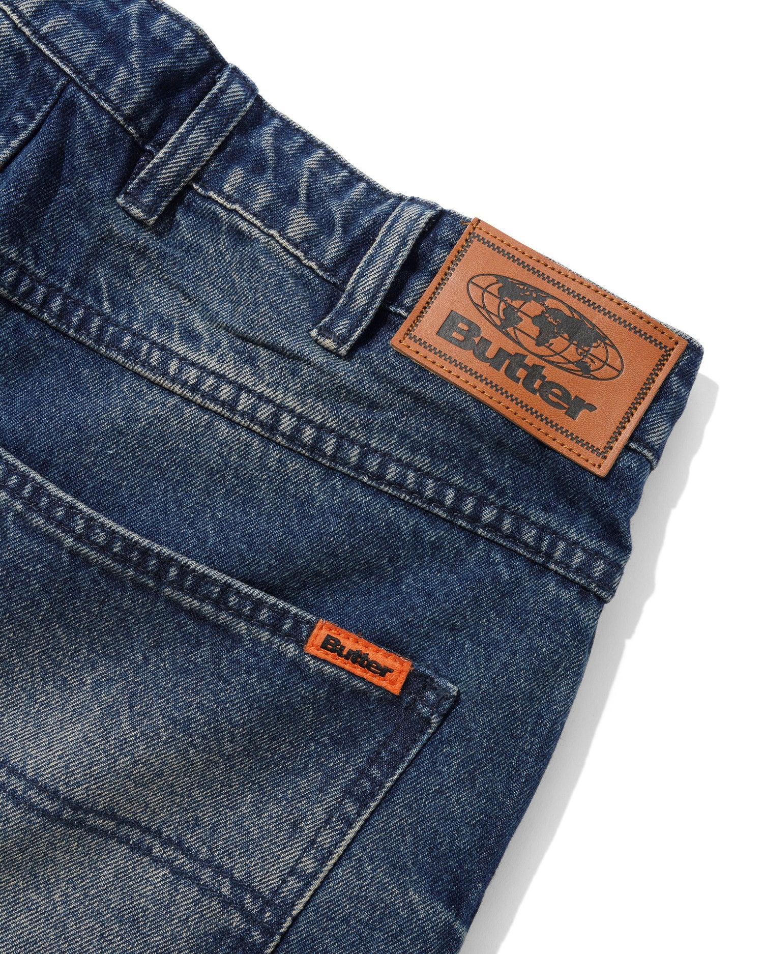 Baggy Denim Jeans, Vintage Indigo Wash