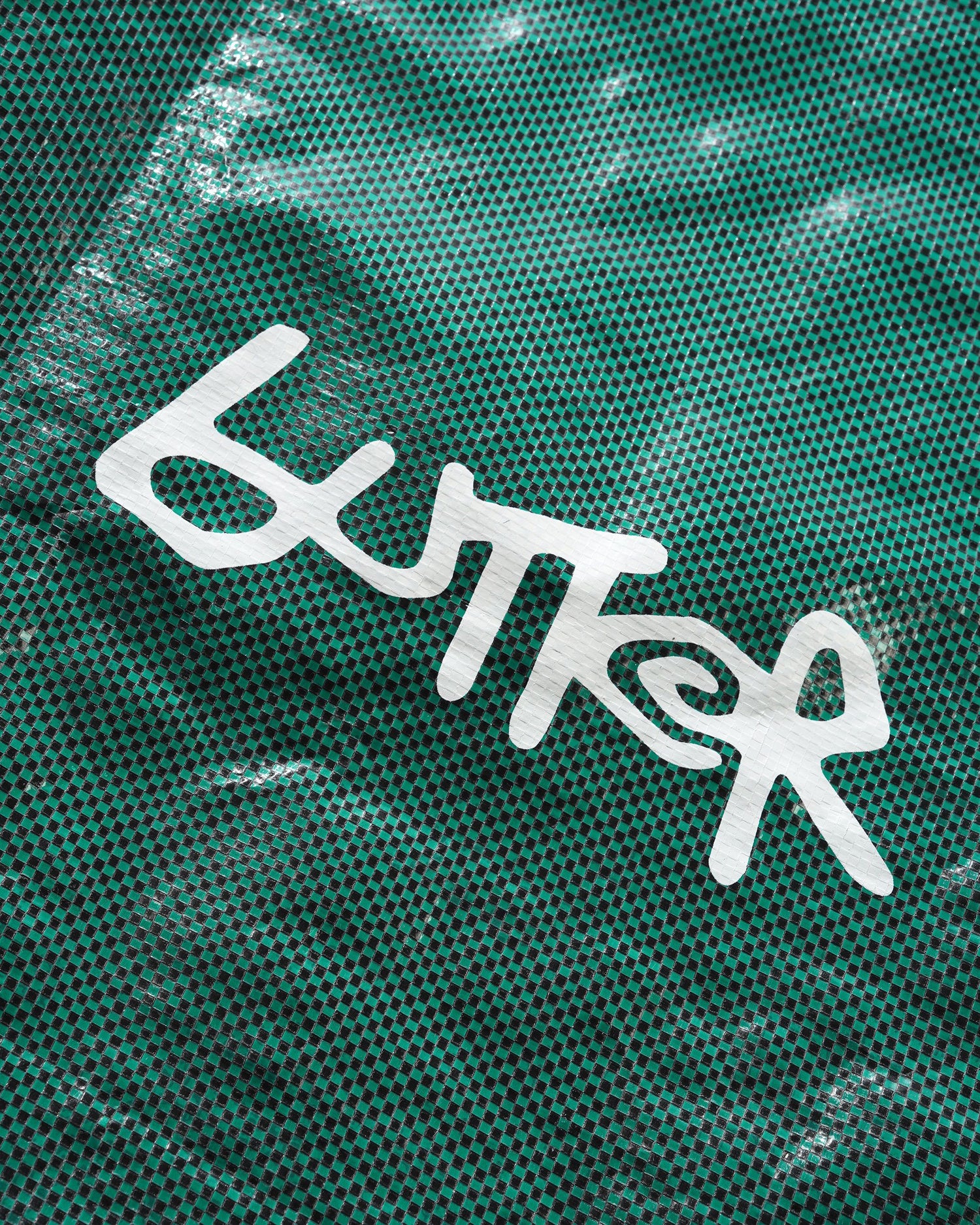 Beach Tote, Green / Black