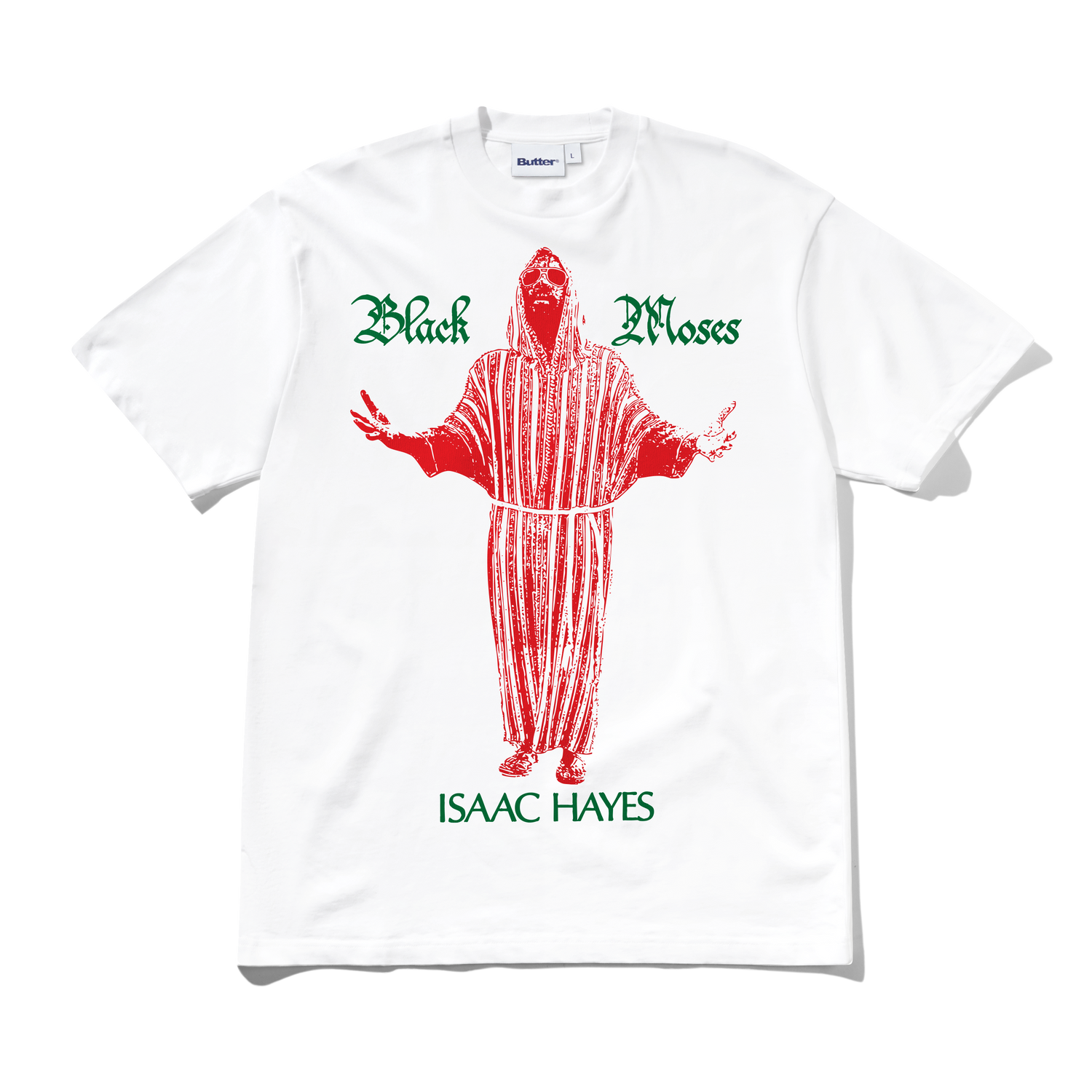 Black Moses Tee, White