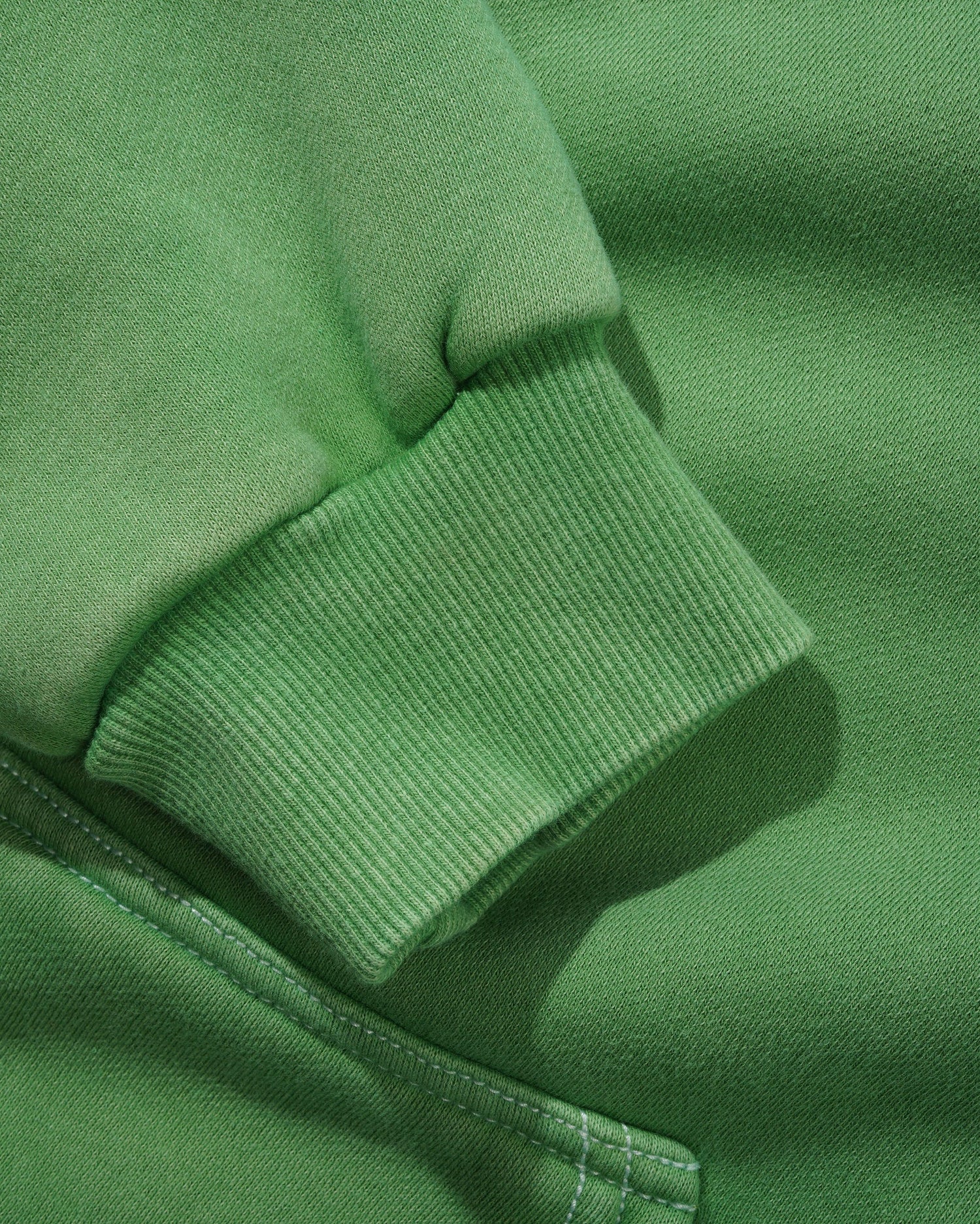 Blotch Zip-Thru Hood, Washed Green