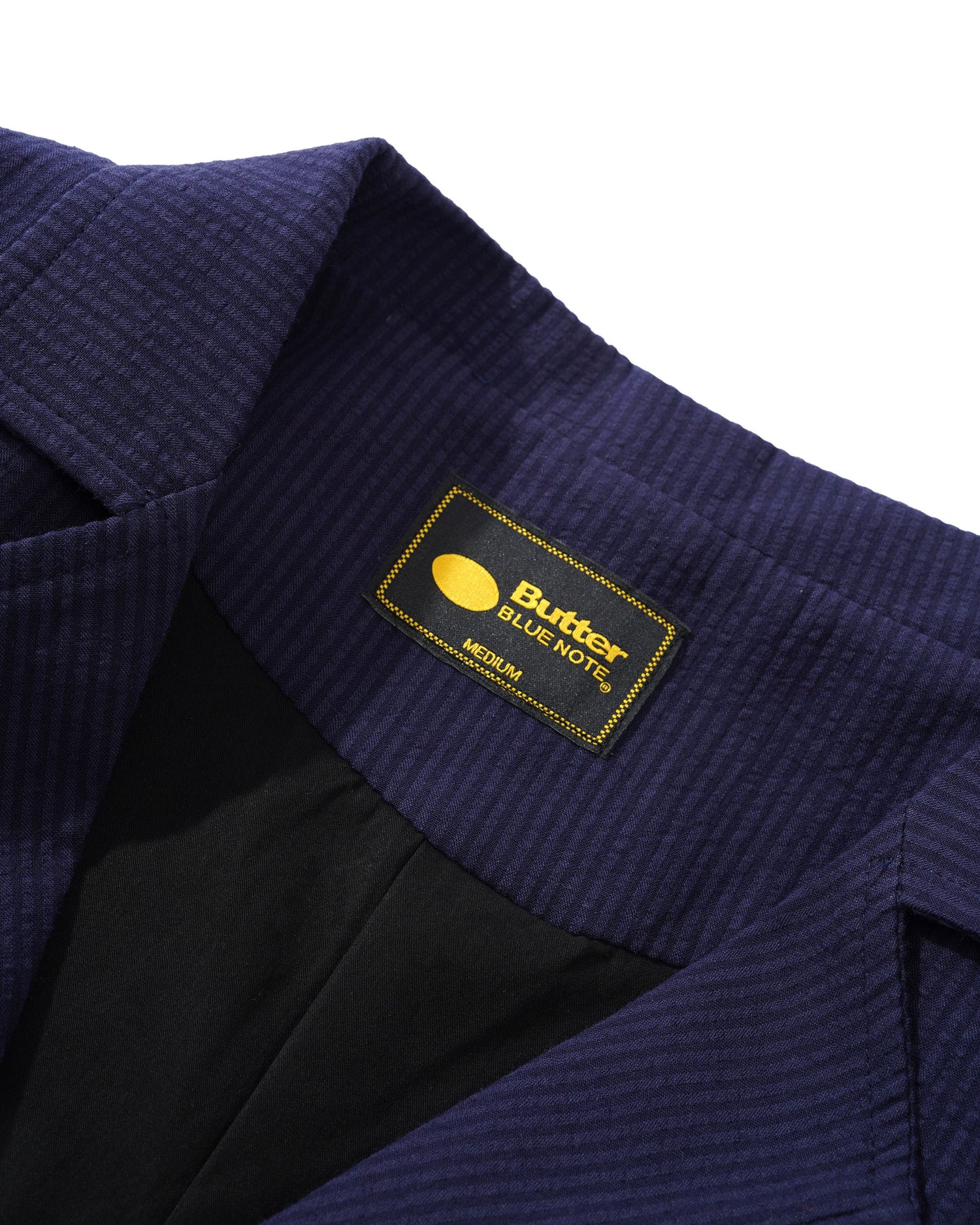 Blue Note Casual Suit Jacket, Navy Seersucker