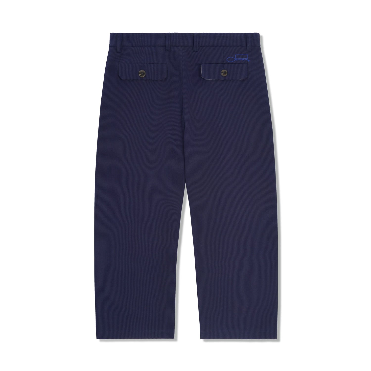 Blue Note Casual Suit Pants, Navy Seersucker