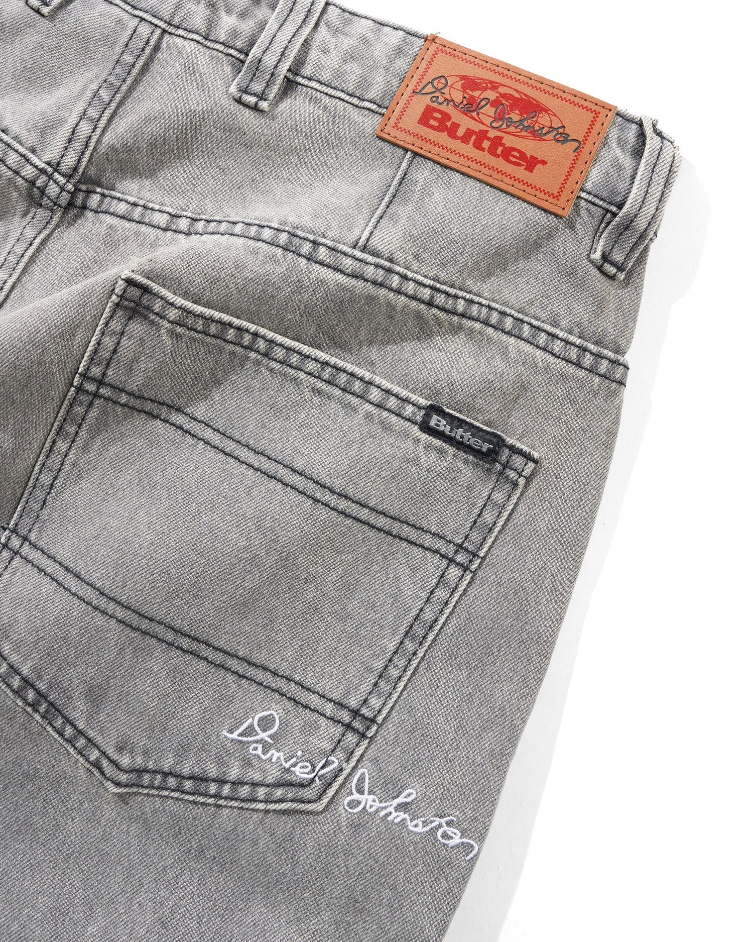 Boxing Denim Jeans, Washed Grey
