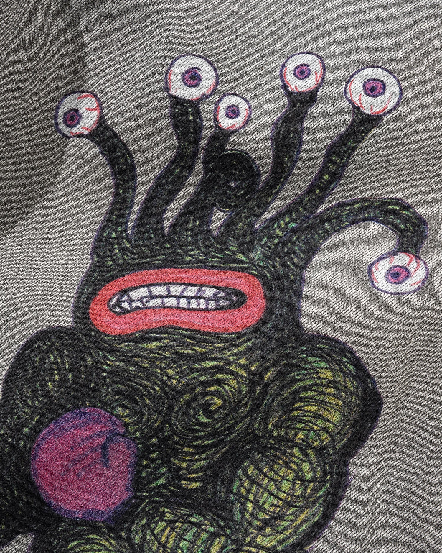 Boxing Denim Jeans, Washed Grey