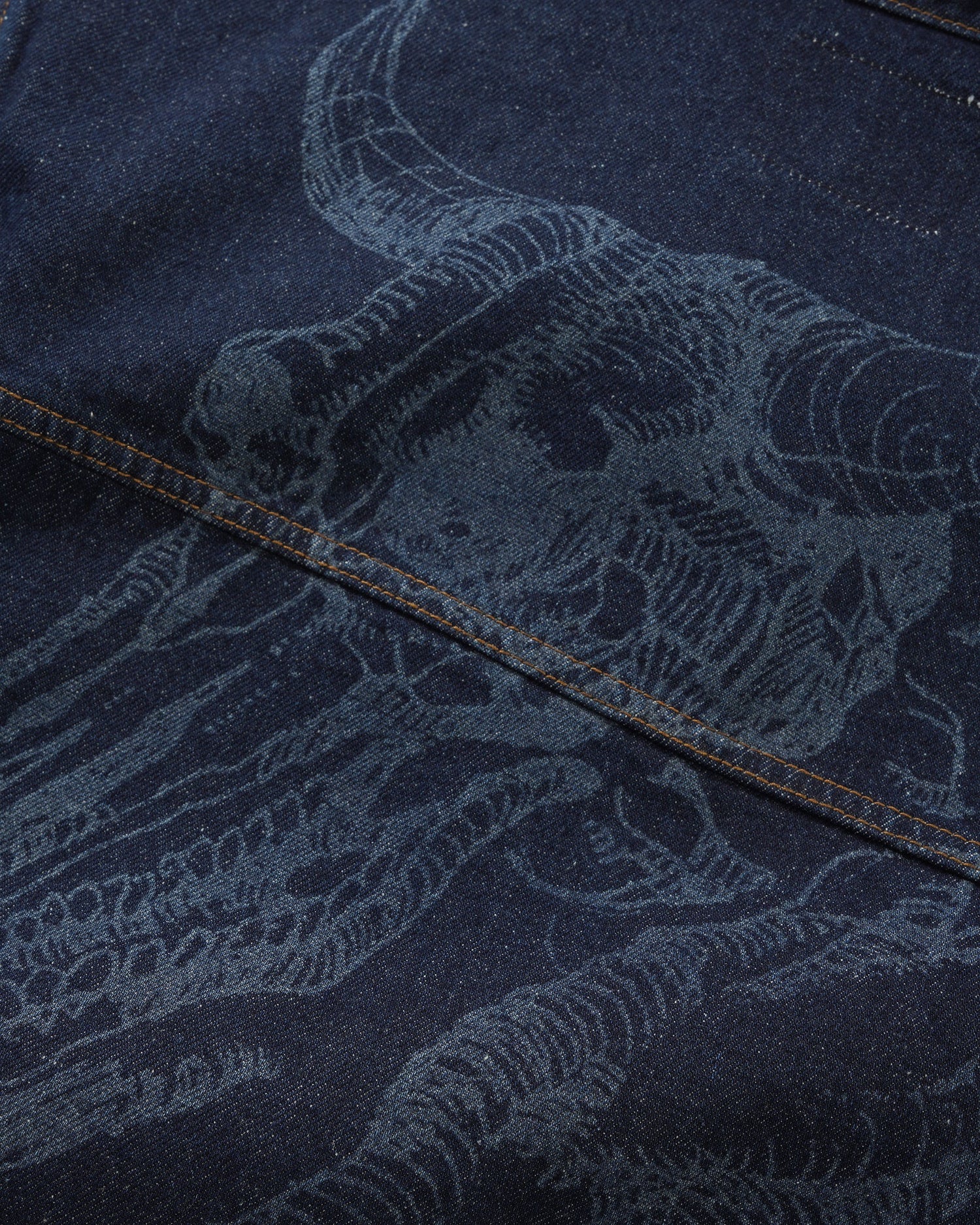 Bull Selvedge Denim Jacket, Raw Indigo