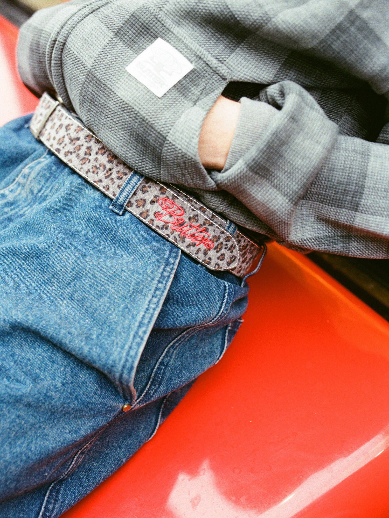 Animal Hide Belt, Leopard