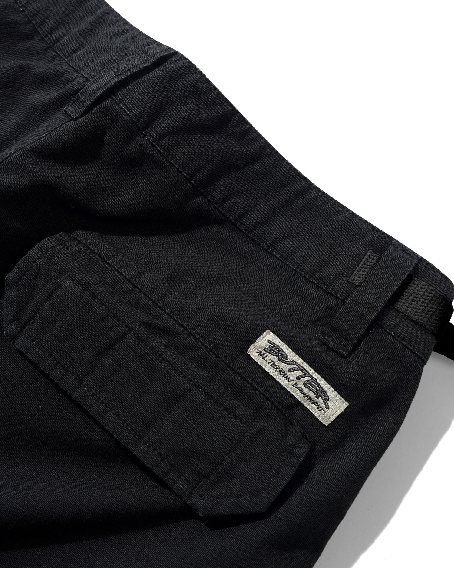 Cargo Pants, Washed Black