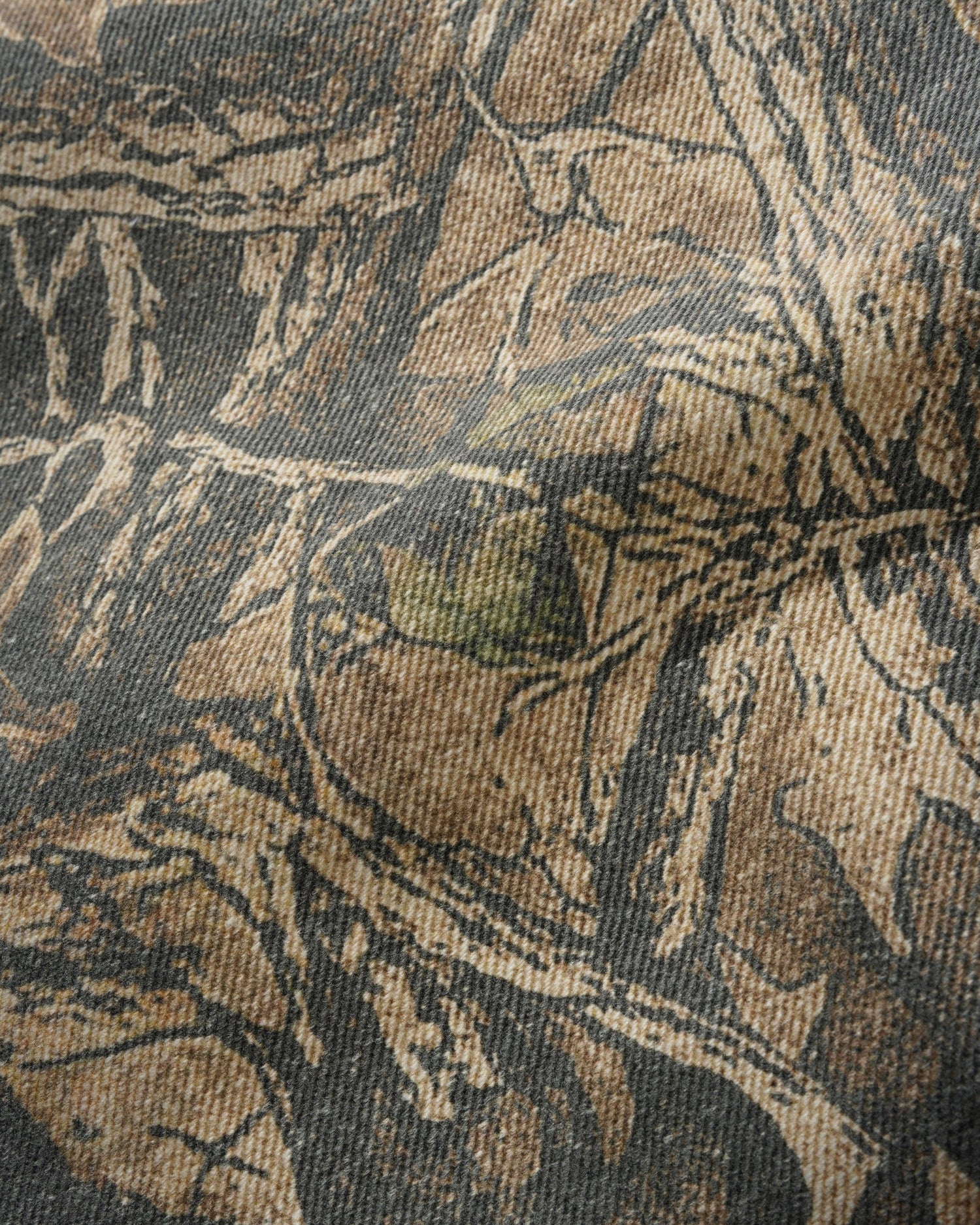 Carpenter Denim Shorts, Forest Camo