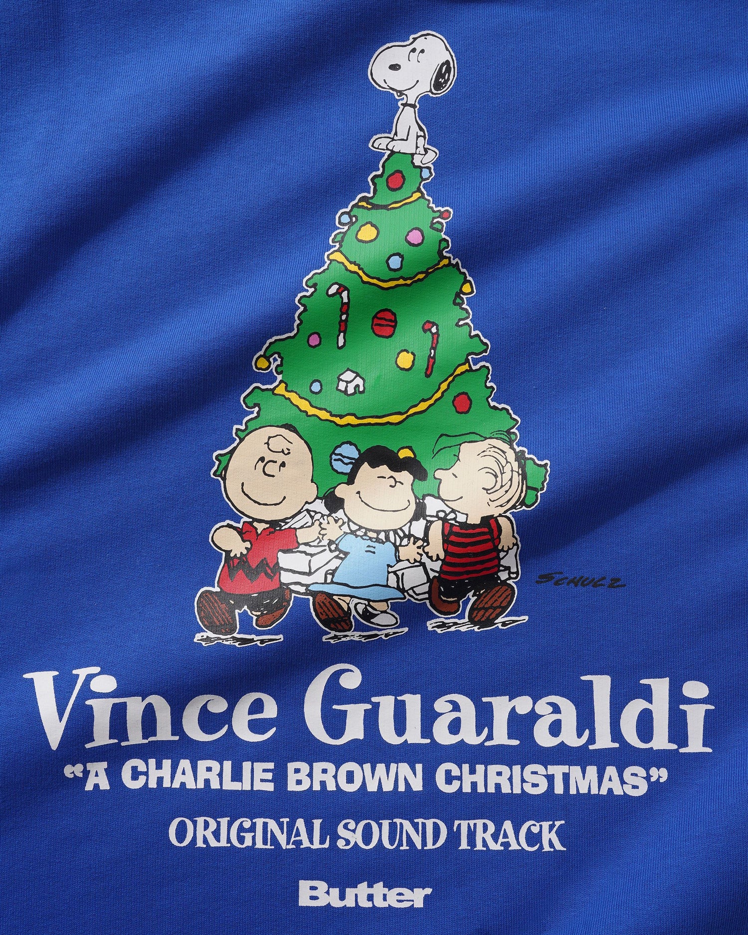 Charlie Brown Christmas Crewneck, Royal Blue