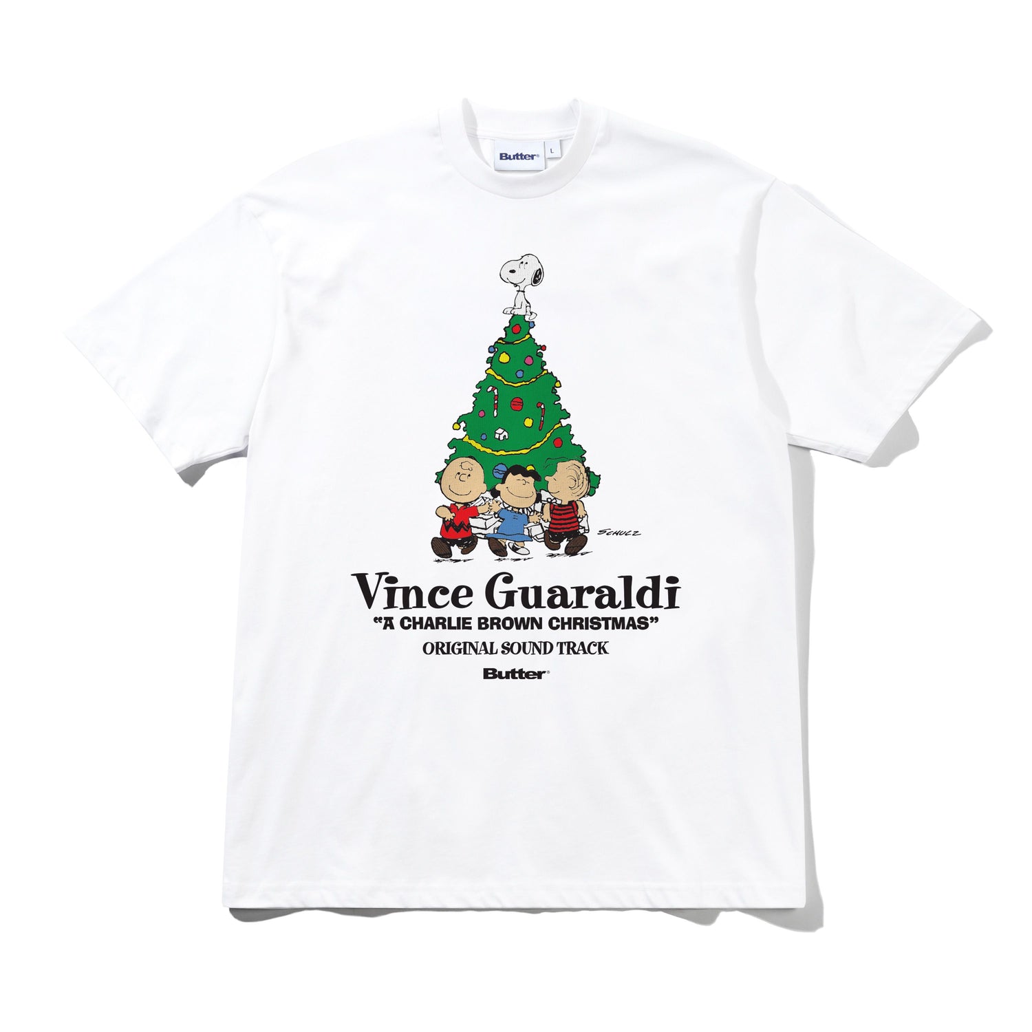 Charlie Brown Christmas Tee, White