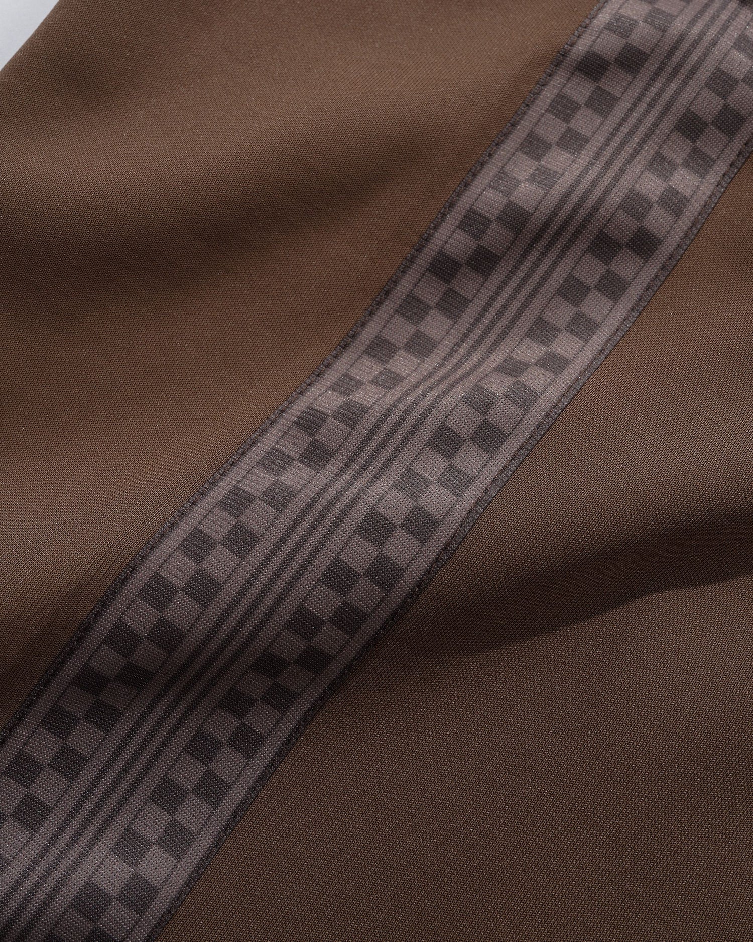 Check Tape Trackpants, Brown