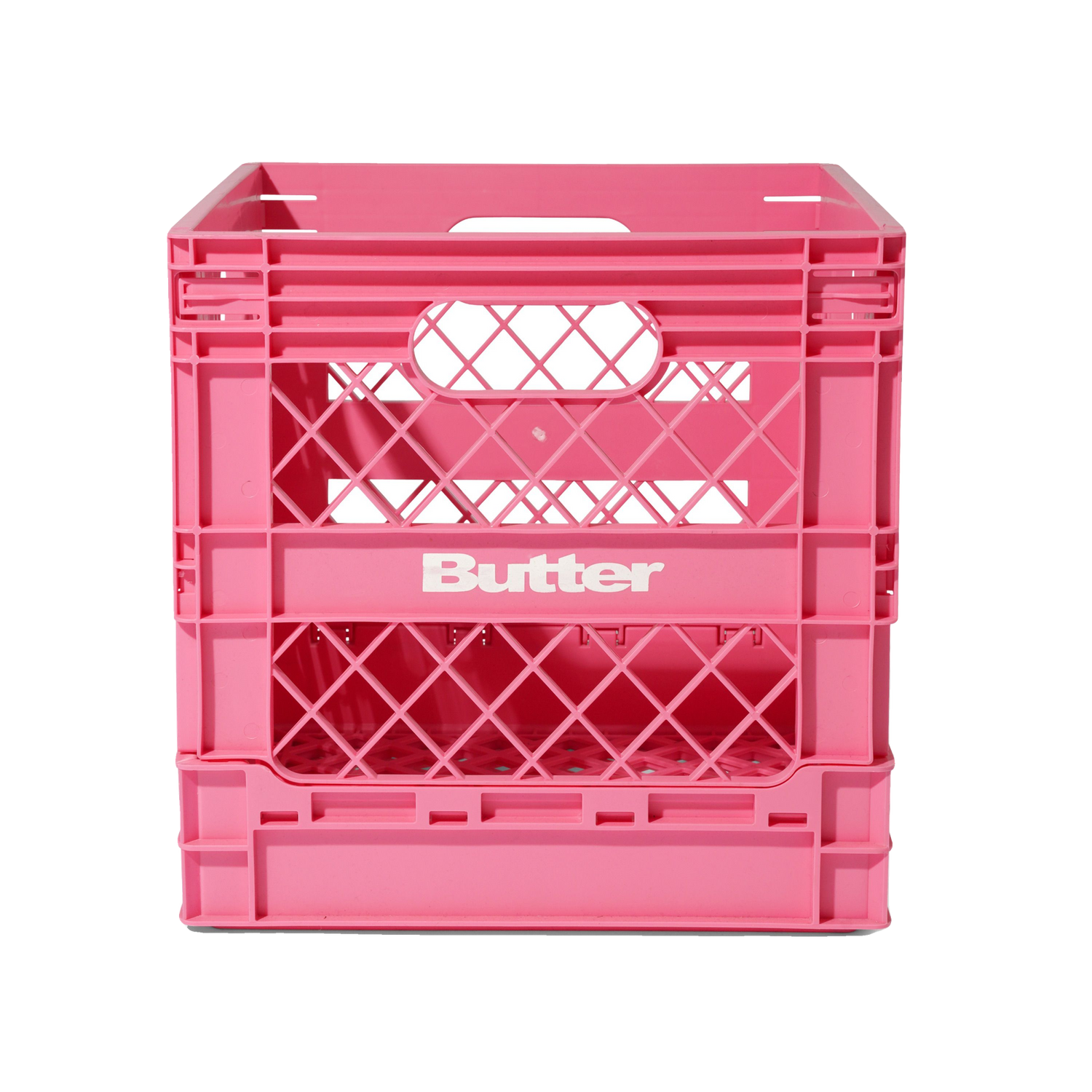 Collapsable Record Crate, Pink