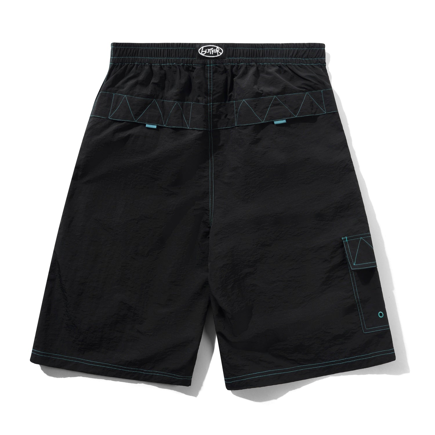 Contrast Boardshorts, Black