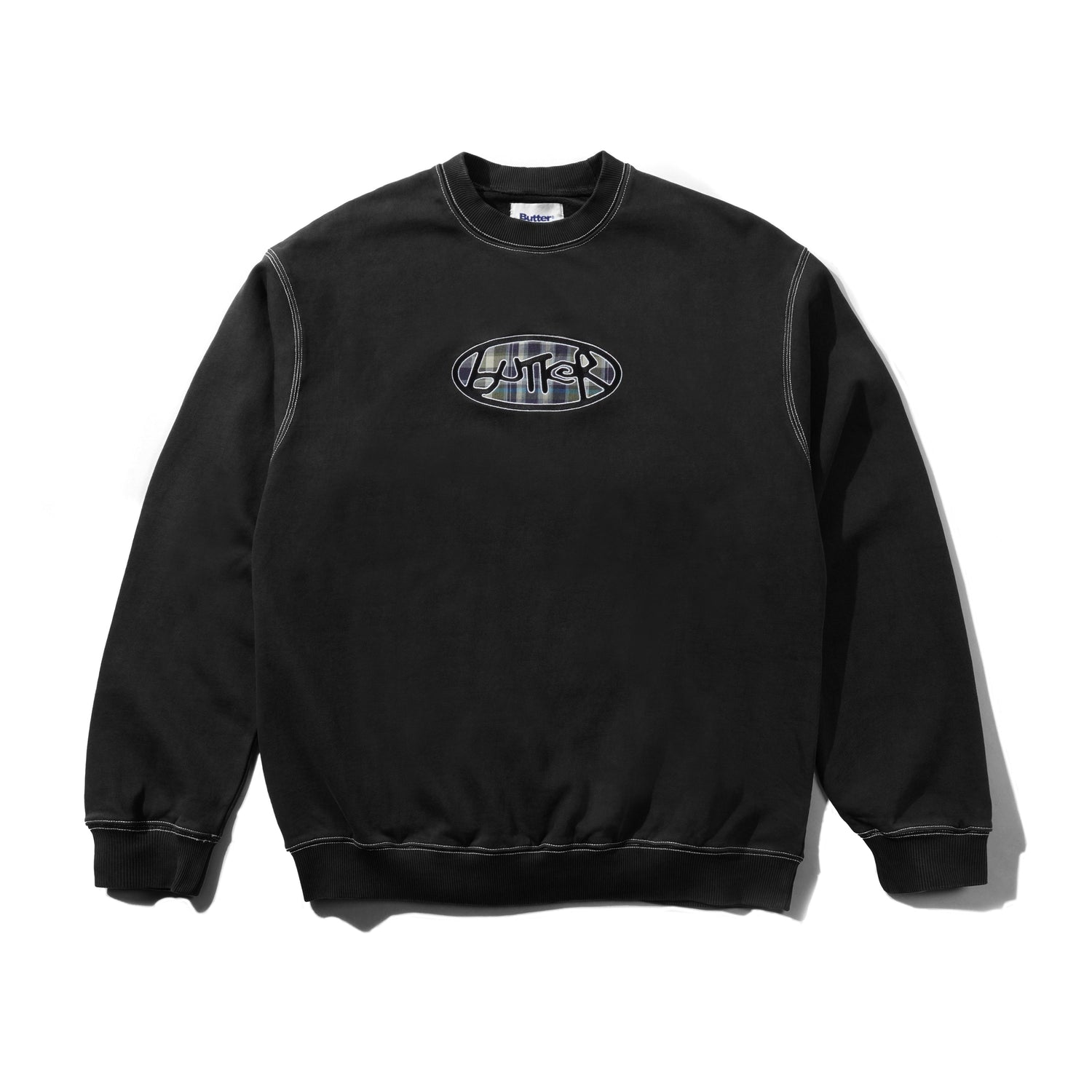 Crust Crewneck, Washed Charcoal